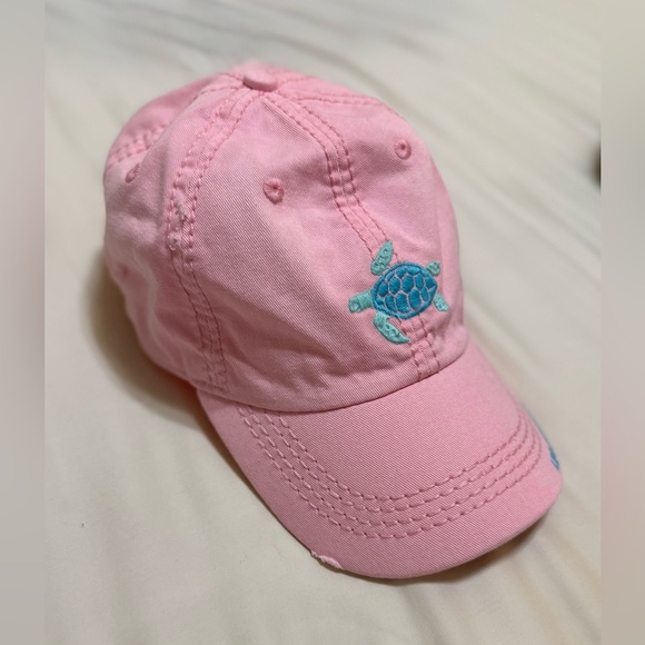 Life is Good Pink Sea Turtle Hat Baseball Cap Adjustable - Picture 3 of 6